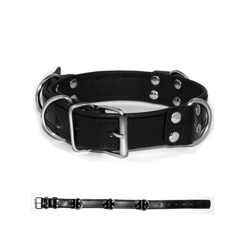 Deluxe Bondage Collar - Black