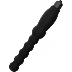 Soft Silicone Vibrating Rilled Anal Plug